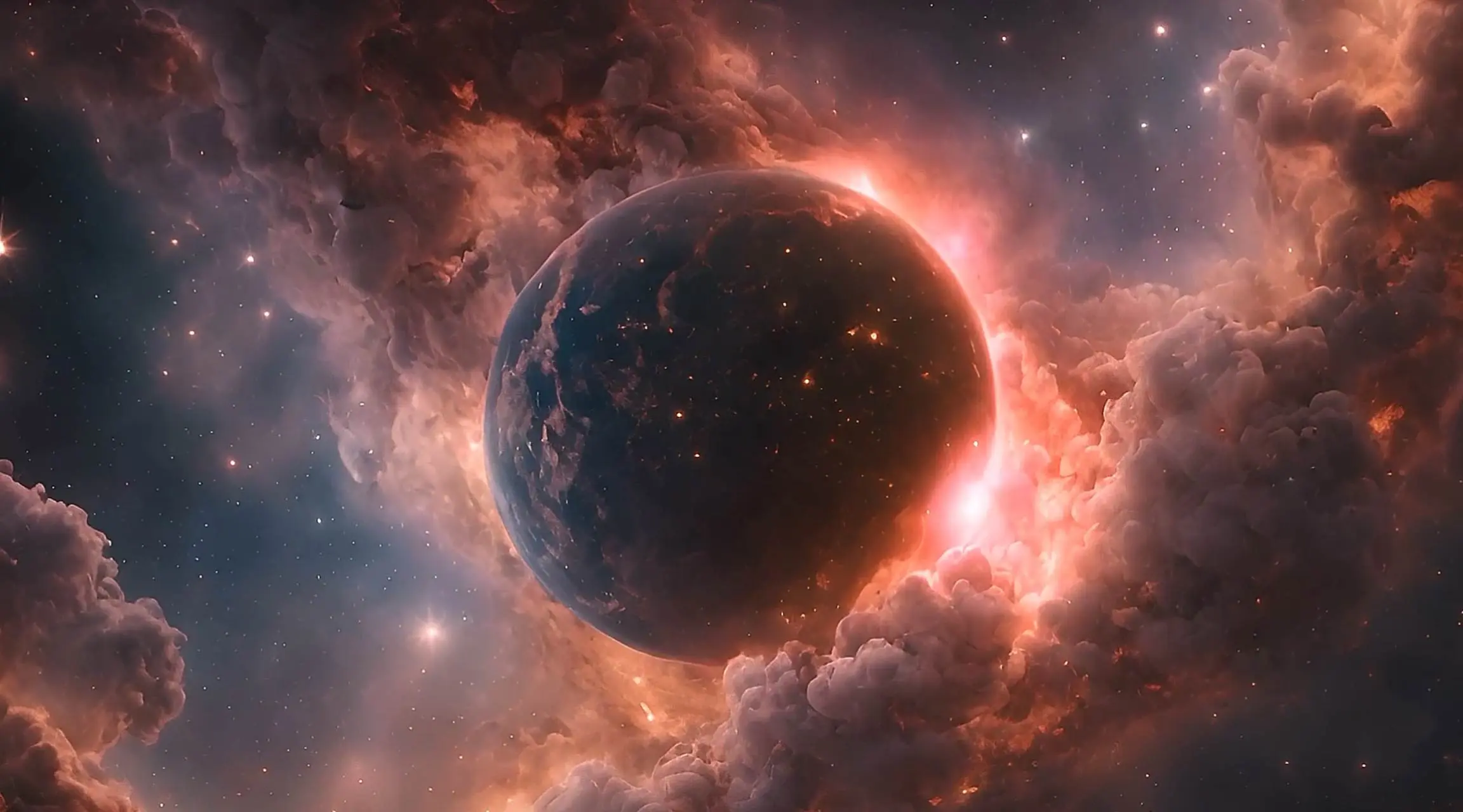 Mystical Space Nebula Sci-Fi Animation Loop